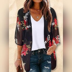 Floral Kimono Cardigan